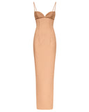 Isabella Dress in Wool (Beige)