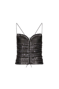Lee Top in Leather