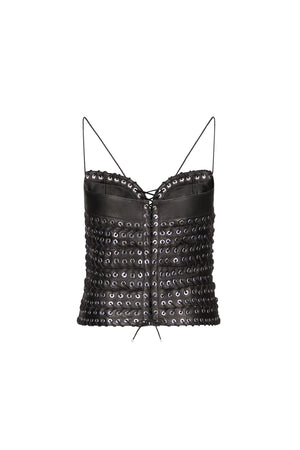 Lee Top in Leather