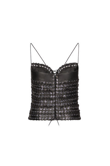 Lee Top in Leather