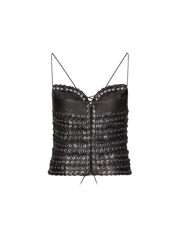 Lee Top in Leather