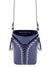 The Cleavage Crossbody Bag in Blue Patent