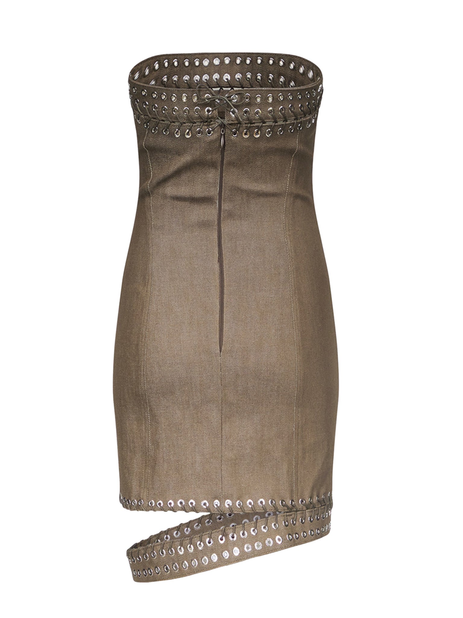 Lucinda Bustier Mini Dress in Denim