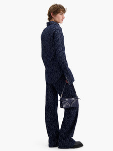 Indigo Monogram Slim Shirt