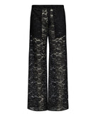 Boxer Pants in Lace (Black )