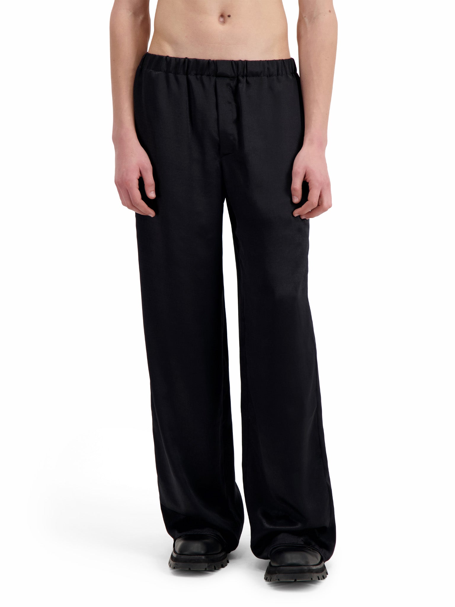 Black Boxer Pants