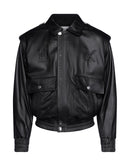 Robert Jacket in Leather (Black )