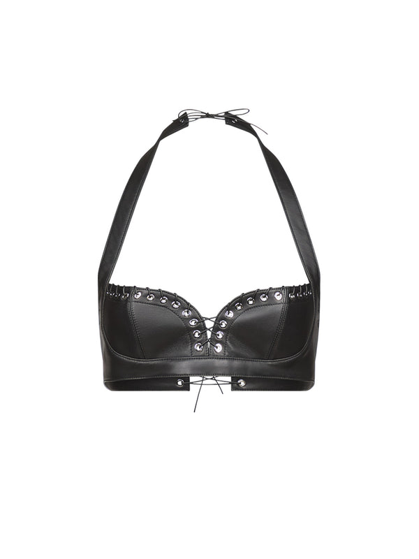 Robin Bra in Leather