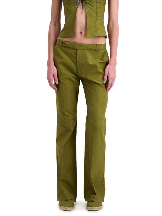 Olive Green Bum Pants