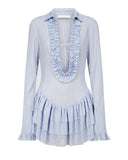 Dolce Dress in Cotton (Light Blue)