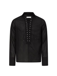 Laced Alan Shirt in Cotton