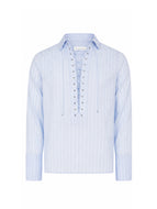 Laced Alan Shirt in Cotton