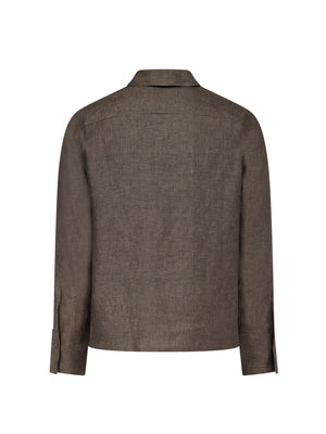 Laced Alan Shirt in Linen