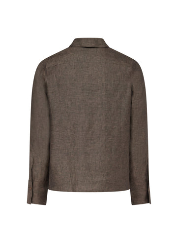 Laced Alan Shirt in Linen
