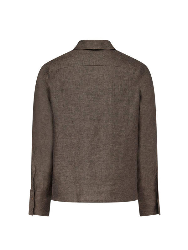 Laced Alan Shirt in Linen