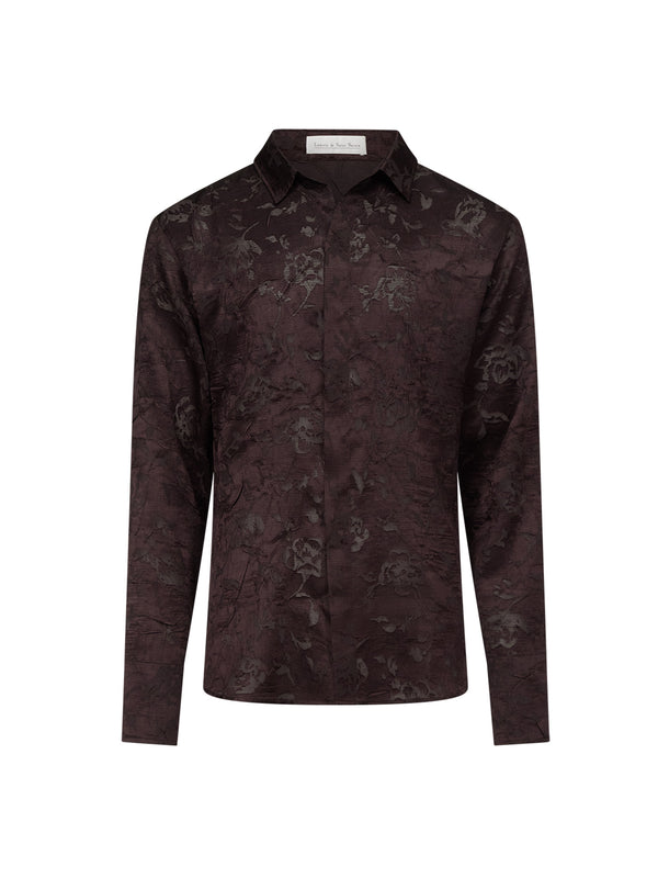 Slim Shirt in Devoré