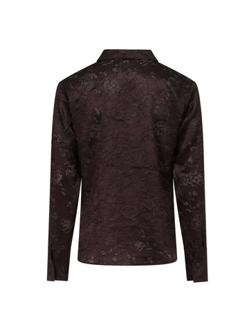 Slim Shirt in Devoré