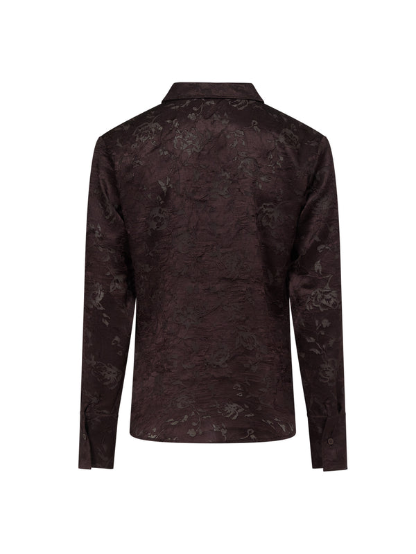 Slim Shirt in Devoré