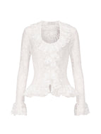 Ruffle Blouse in Lace