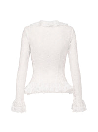 Ruffle Blouse in Lace