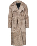 Coat in Shearling (Khaki)