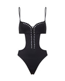 Cleavage Trikini (Black )