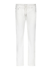 Lace-Up Jeans in Denim