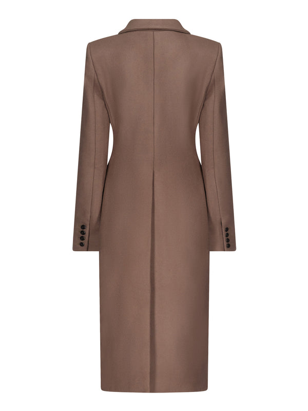 Fitted Coat in Wool