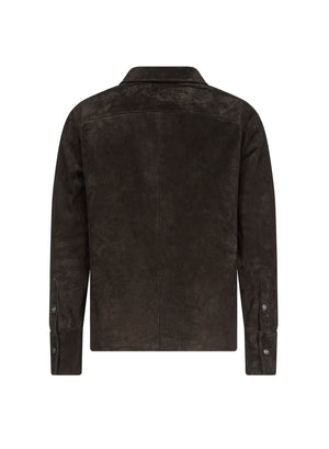 Alan Shirt in Suede