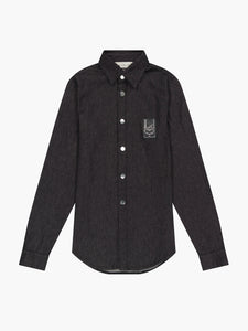 Anthracite Denim Slim Shirt