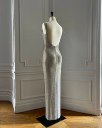 Olivia Dress in Crystal Mesh