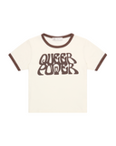 Queer Power T-Shirt in Cotton (Cream)
