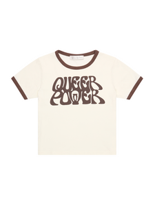 Queer Power Cream T-shirt