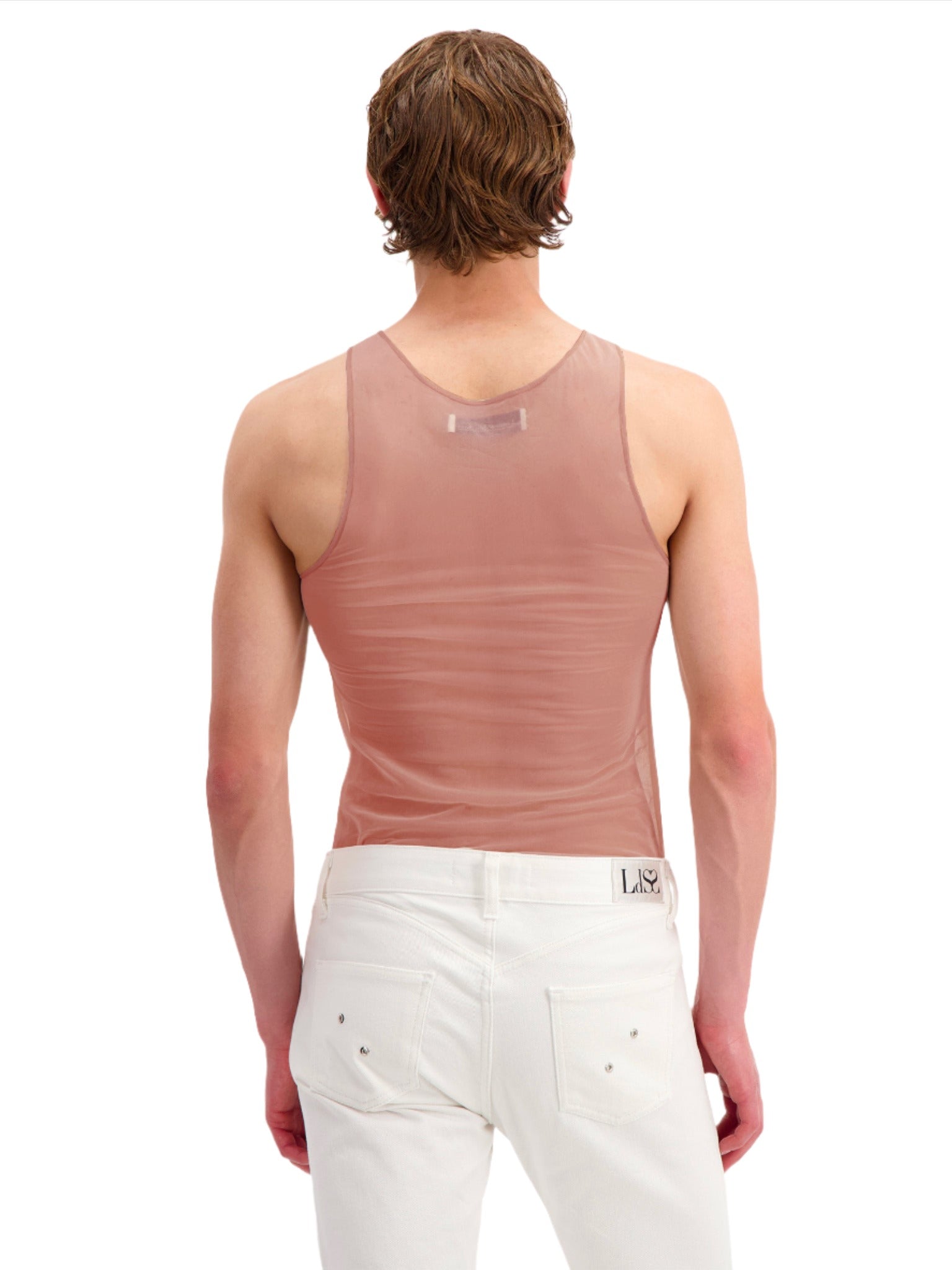 Mesh LdSS Crystal Tank Top