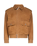 Robert Jacket in Suede (Brown)