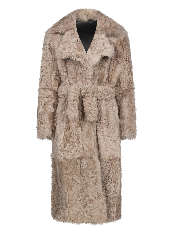 Coat in Shearling