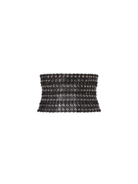 Eyelet Belt in Leather