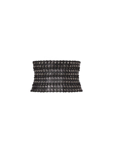 Eyelet Belt in Leather