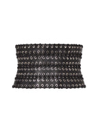 Eyelet Belt in Leather